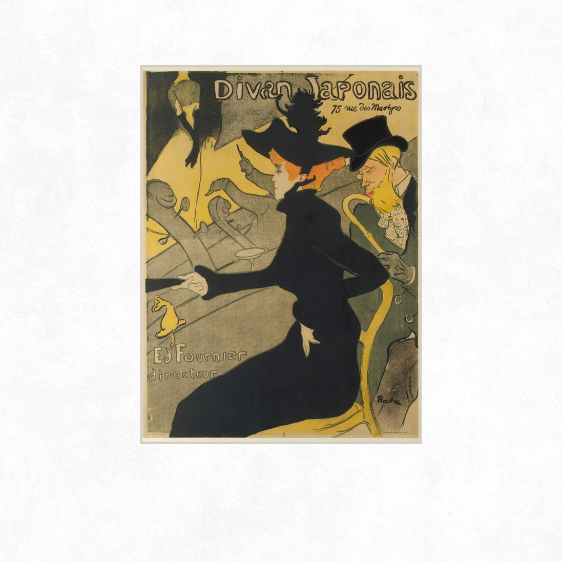 Print Toulose Lautrec: Divan